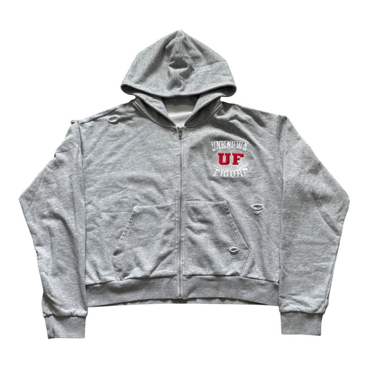 Military Red Zip Up